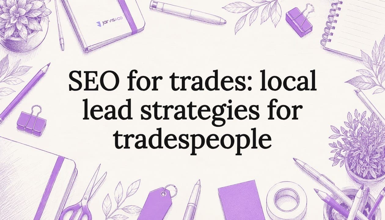 SEO for trades: local lead strategies for tradespeople