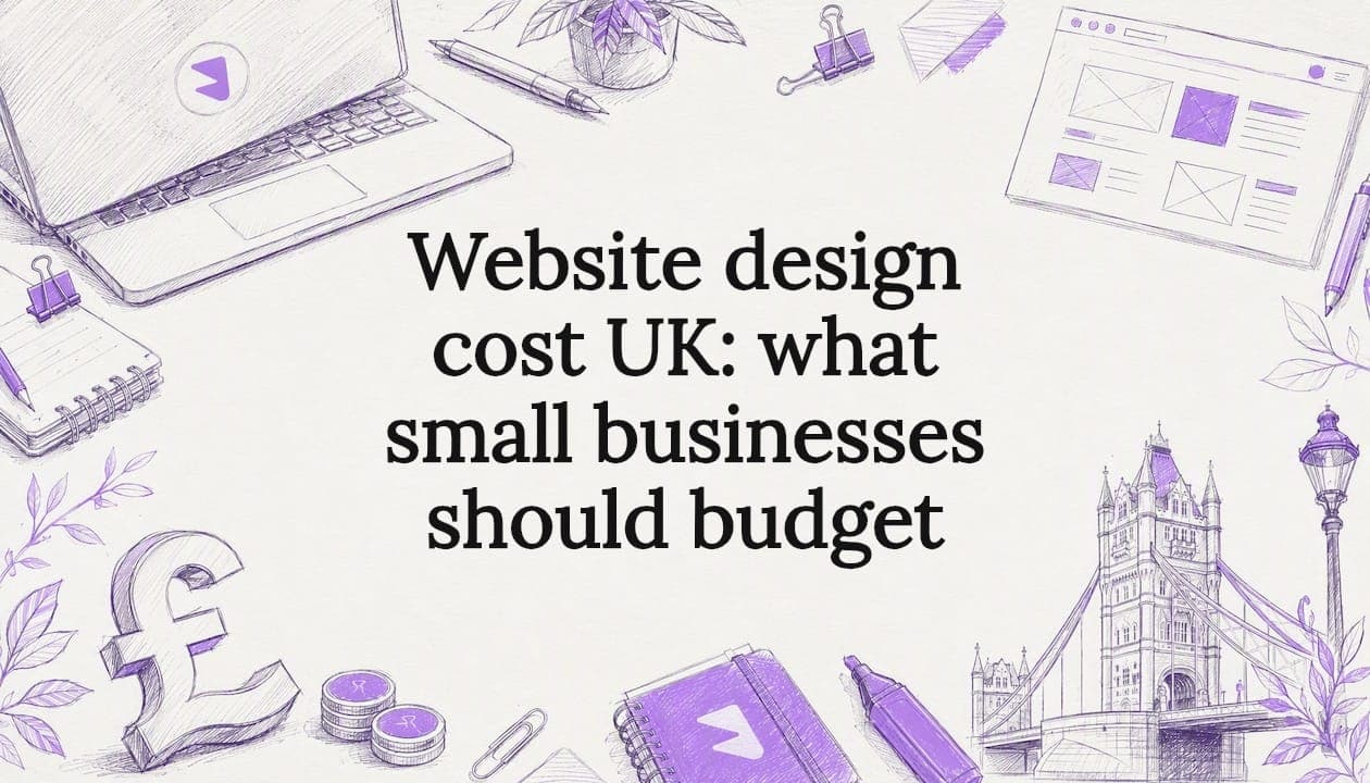 Website design cost UK: what small businesses should budget
