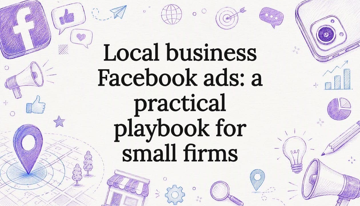Local business Facebook ads: a practical playbook for small firms