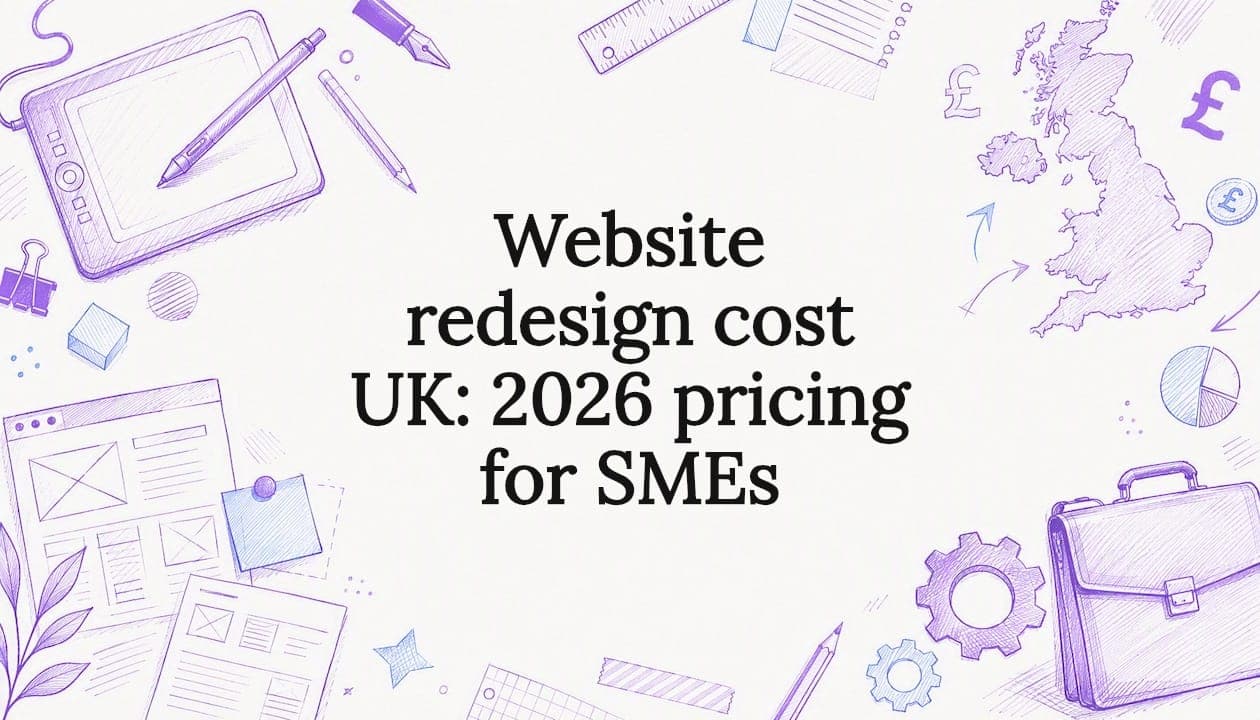 Website redesign cost UK: 2026 pricing for SMEs