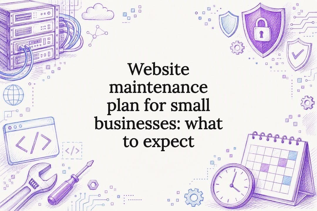 Website maintenance plan for small businesses: what to expect
