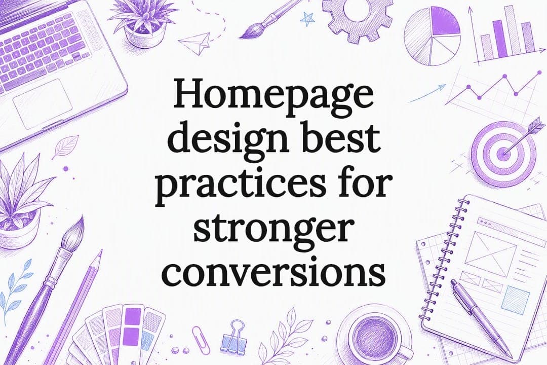 Homepage design best practices for stronger conversions