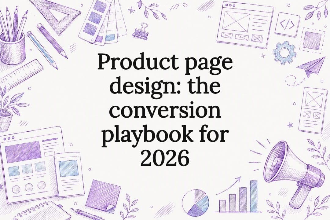 Product page design: the conversion playbook for 2026