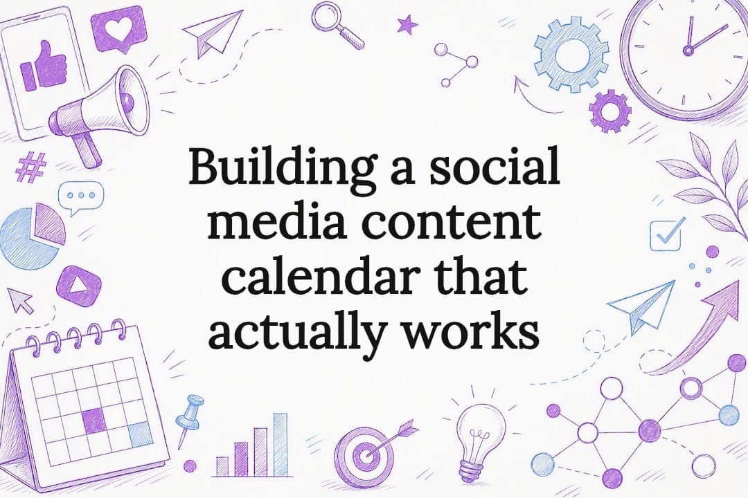 Building a social media content calendar that actually works