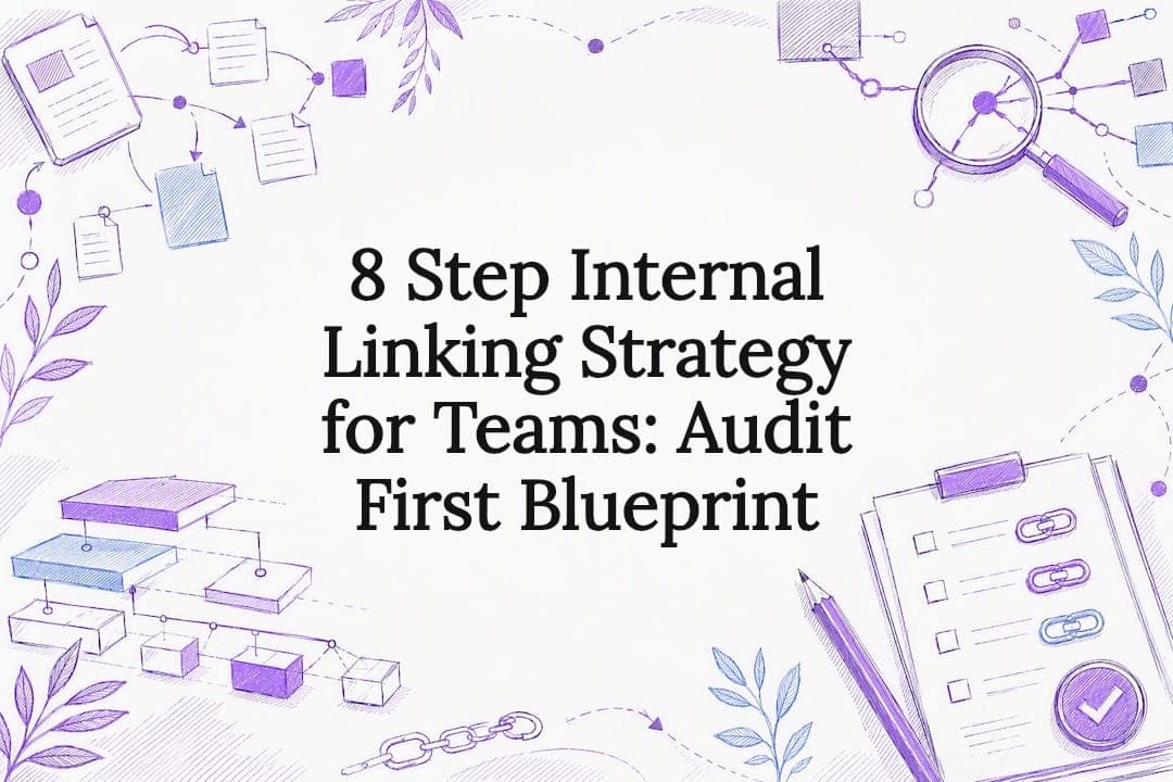 8 Step Internal Linking Strategy for Teams: Audit First Blueprint