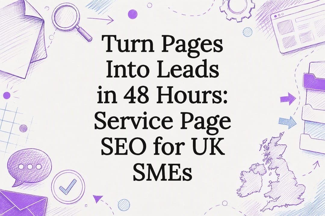 Turn Pages Into Leads in 48 Hours: Service Page SEO for UK SMEs