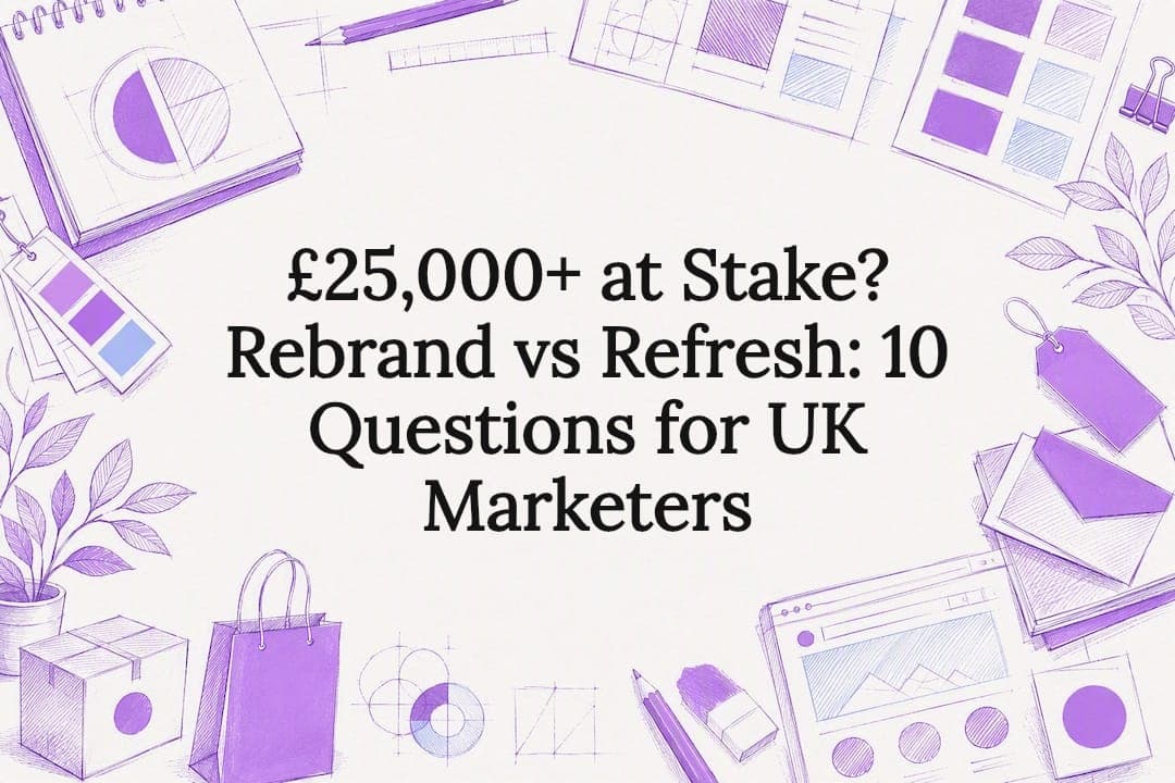 £25,000+ at Stake? Rebrand vs Refresh: 10 Questions for UK Marketers